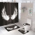 Hot Sale Cross-Border Amazon 3D HD Digital Printing Angel Wings Mildew-Proof Waterproof Polyester Bathroom Shower Curtain