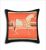 American Light Luxury Yang Velvet Orange AIMA Home Sofa Cover Pillow Cover European Style Showroom Cushion Can Be Customized