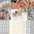 Xiaohongshu Ins Internet Celebrity Same Style Ballet Shoes Ribbon Nail Sticker Moroccan Baby Girl Heart Nail Stickers