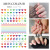 Xiaohongshu Ins Internet Celebrity Same Style Ballet Shoes Ribbon Nail Sticker Moroccan Baby Girl Heart Nail Stickers