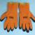 Gloves Factory Customized Flat Hanging Semi-Hanging Thickened Orange Terry Latex Black Wrinkle Labor Protection Gloves Nitrile Pu Gloves