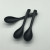 Hot Sale A5 Long Handle Short Handle Spoon Alloy Black Spoon Frosted Melamine Noodle Soup Spoon Spoon Commercial Spoon Spoon