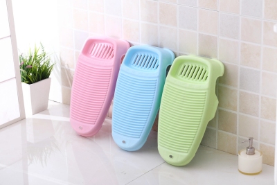 H01-0130 Small Korean Style Plastic Washboard Large Household Washboard Thick Plastic Clothes Pad