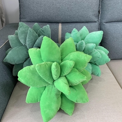 INS Nordic Home Simulation Succulent Pillow Green Bedside Back Cushion/Seat Cushion Birthday Gift for Girls Plush Toy