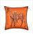 American Light Luxury Yang Velvet Orange AIMA Home Sofa Cover Pillow Cover European Style Showroom Cushion Can Be Customized