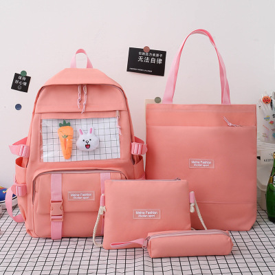 2021 New Internet Celebrity Elementary School Girl Schoolbag Korean Style 4-6 Grade INS Cute Fashion Large Capacity Backpack