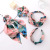 Spring and Summer New Christmas Streamer Hair Tie Headband Set Women's Hair Tie Ponytail Large Intestine Ring Hair Band Wholesale