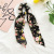 Summer New Large Rose Floral Large Intestine Hair Ring Ponytail Ribbon Hair Accessories Cross-Border Women's Bandeau Headband Batch