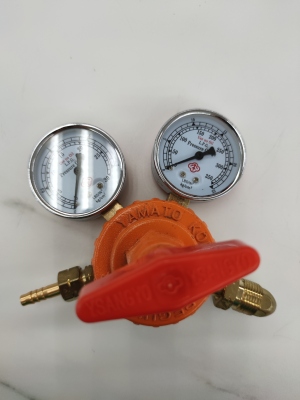 Oxygen Meter Acetylene Gauge bing wan biao Carbon Dioxide Meter Argon Meter (Yamato Orange)