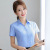 Spring/Summer 2021 Stretch Slim Fit Business Bamboo Fiber White Shirt Female Work Clothes Short Sleeve Business Clothing Top Workwear