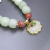 Natural Hetian Jade South Red Bracelet, round and Full, Smooth, Safe, First Choice for Elders, Relatives and Friends