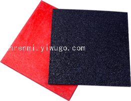 Surface Layer: Colored EPDM Particle; Bottom Layer: Black SBR Particles