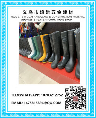 Rain Boots, Safety Shoes, Construction Site Shoes,