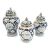 Blue and White Porcelain Crafts Spot Ceramic Decoration Creative Vase High-End Soft Home Decoration Flower Holder