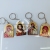 Jesus Cross Keychain Orthodox Paper Figure Keychain