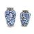 GuYun Home Blue and White Porcelain Crafts Ceramic Decoration Creative Vase High-End Soft Home Decoration Flower Holder