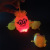 Flash Hairy Ball Luminous Caterpillar Class Boring Decompression Vent Ball Stall Small Toy Stall Supply Wholesale