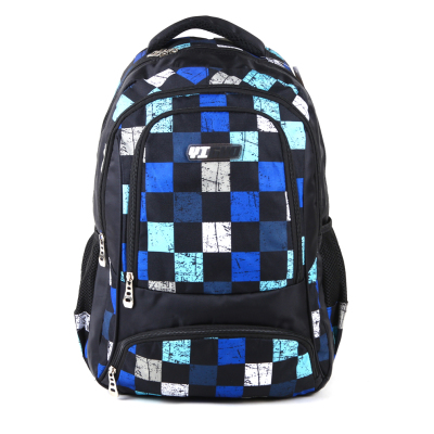 Personalized Fashion Plaid Pattern Backpack Middle School Student Schoolbag Large Capacity Travel Bag Computer Bag Casual Backpack