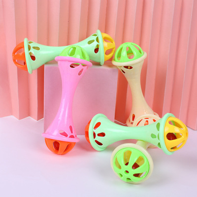 Toddler and Baby Early Childhood Education Ring Hand Bell Baby Toys 0-3 Years Old Rattle Factory Direct Sales in Stock Wholesale