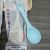 Wheat Color Meal Spoon Long-Handled Spoon Meal Spoon Plastic Rice Spoon Meal Spoon Soup Spoon Individually Packaged Long Handle Soup Spoon 1 Yuan 2 Yuan Supply Wholesale