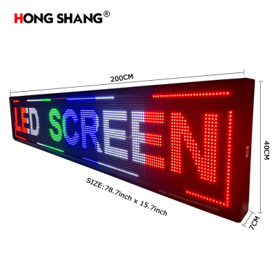 P10 Semi-Outdoor Mixed Color WiFi Control LED Display Billboard with Free Content Replacement