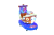 New FRP Pirate Ship Children Coin Swing Machine/Bobby Car/Kiddie Ride/3D Game