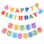 Pull Hanging Hanging Flags Birthday Bunting Baby Full-Year Party Scene Layout Happy Birthday Letter Hanging Flag Banner String Flags