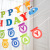 Pull Hanging Hanging Flags Birthday Bunting Baby Full-Year Party Scene Layout Happy Birthday Letter Hanging Flag Banner String Flags