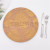 European Restaurant Banquet Plate Desktop Decorative Tray Wedding Banquet Placemat Plate Round Painted Plastic Tray