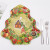 Christmas Tree Shape Tabletop Charger Decorative Dinner Plate Decorative Plates for Home Kitchen Party Wedding Events 