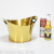 Nordic Style Ingot-Shaped Stainless Steel Champagne Bucket Party Party Cooling Drinks Drinks Large Capacity Ice Bucket