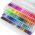 Amazon Double Head Hook Line Pen Color Marker Pen Soft Head Watercolor Pen Art Supplies Children's Gift Painting Kit