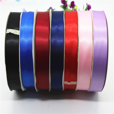 4cm Three-Top Double-Sided Polyester Belt Handmade Fabric Bow Hair Accessories DIY Accessories Double-Sided Ribbon Children's Hair Accessories