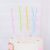 Birthday Cake Curve Candle Decoration Party Creative Spiral Curved Color 6 Boxed Birthday Candles Wholesale