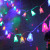 Cross-Border LED Christmas Ornamental Festoon Lamp Bell Lighting Chain Christmas Tree Layout Battery Lamp Room Hanging Lamp Flashing Light