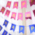 Gilding Colored Garland Party Birthday Pulling Banner Laser Colorful Gilding Fishtail English Letters Fishtail Pull Flag Banner