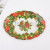 Christmas Bell Design Oval Charger Plates Dinner Chargers Decorative Plates for Home Kitchen Party Wedding Events