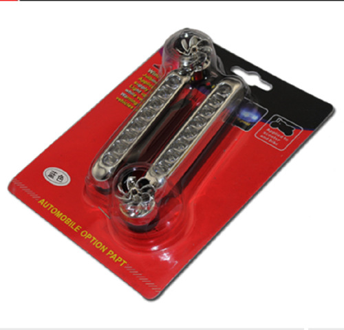 car middle net light led wind daytime running light car head auxiliary light wind energy light installation-free