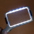With 10 LED Lights Handheld Magnifying Glass Luminous Elderly Reading HD Newspaper Reading Rectangular Magnifying Glass