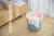 1300 round Horizontal Stripes Storage Basket Laundry Basket Storage Basket Plastic Products