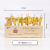 Birthday Cake Happy Golden Letter Candle Tuhao Gold Candle Gold-Plated Letter Candle Cake Decoration Wholesale