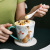 Nordic Ceramic Cup Home Creative Ins Cute Office Breakfast Afternoon Tea Coffee Hand Pinch Mug