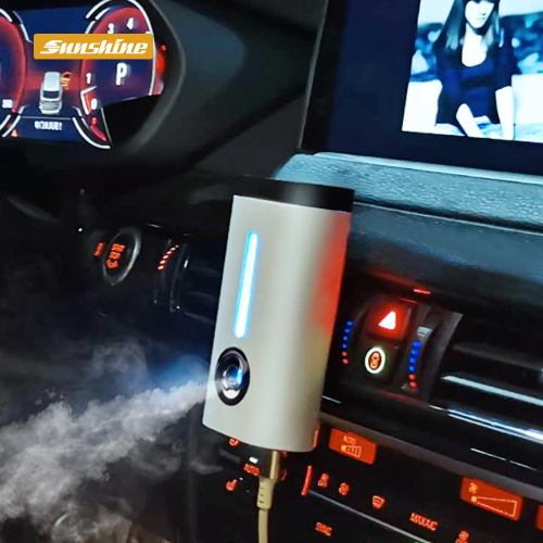 New Air Outlet Portable Vehicle-Mounted Humidifier USB Atmosphere Light Car Mini Air Purifier Factory Direct Sales