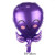 Special-Shaped Q Version Marine Animal Aluminum Film Balloon Octopus Crab Puffer Starfish Party Decoration Balloon