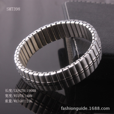 2016 New Fashion Stainless Steel Men's Bracelet Stretch Bracelet Vintage Bracelet Handmade