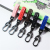 New Microfiber Lambskin Woven Keychain Small Gift Metal Car Key Chain Pendant Customized Car Logo Wholesale