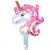 New Colorful Unicorn Aluminum Balloon Cartoon Unicorn Horse Shape Pony Aluminum Foil Birthday Balloon Wholesale