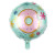 New 18-Inch round Coconut Aluminum Balloon Donut Decorative Aluminum Foil round Fruit Balloon Wholesale