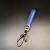 Lambskin Car Key Ring Braided Rope Metal Buckle Customized Creative Car Logo Key Chain Handmade Leather Rope Men and Women