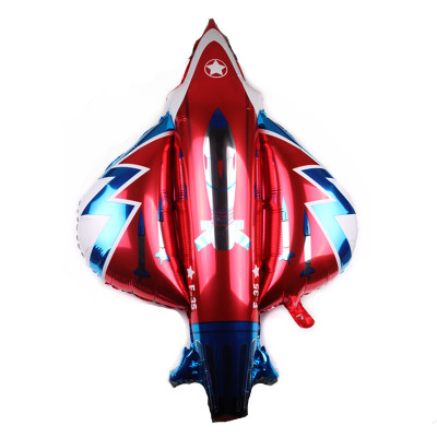 Large Fighter Aluminum Balloon Aircraft Holiday Party Birthday Celebration Decoration Toys Wholesale